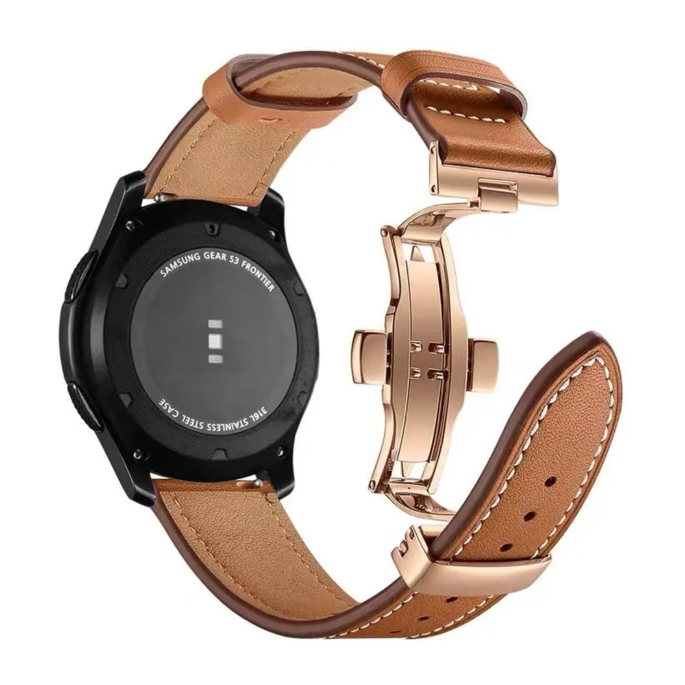 Titan Smartwatch Accessories - Bracelet en cuir 20mm 22mm, pour