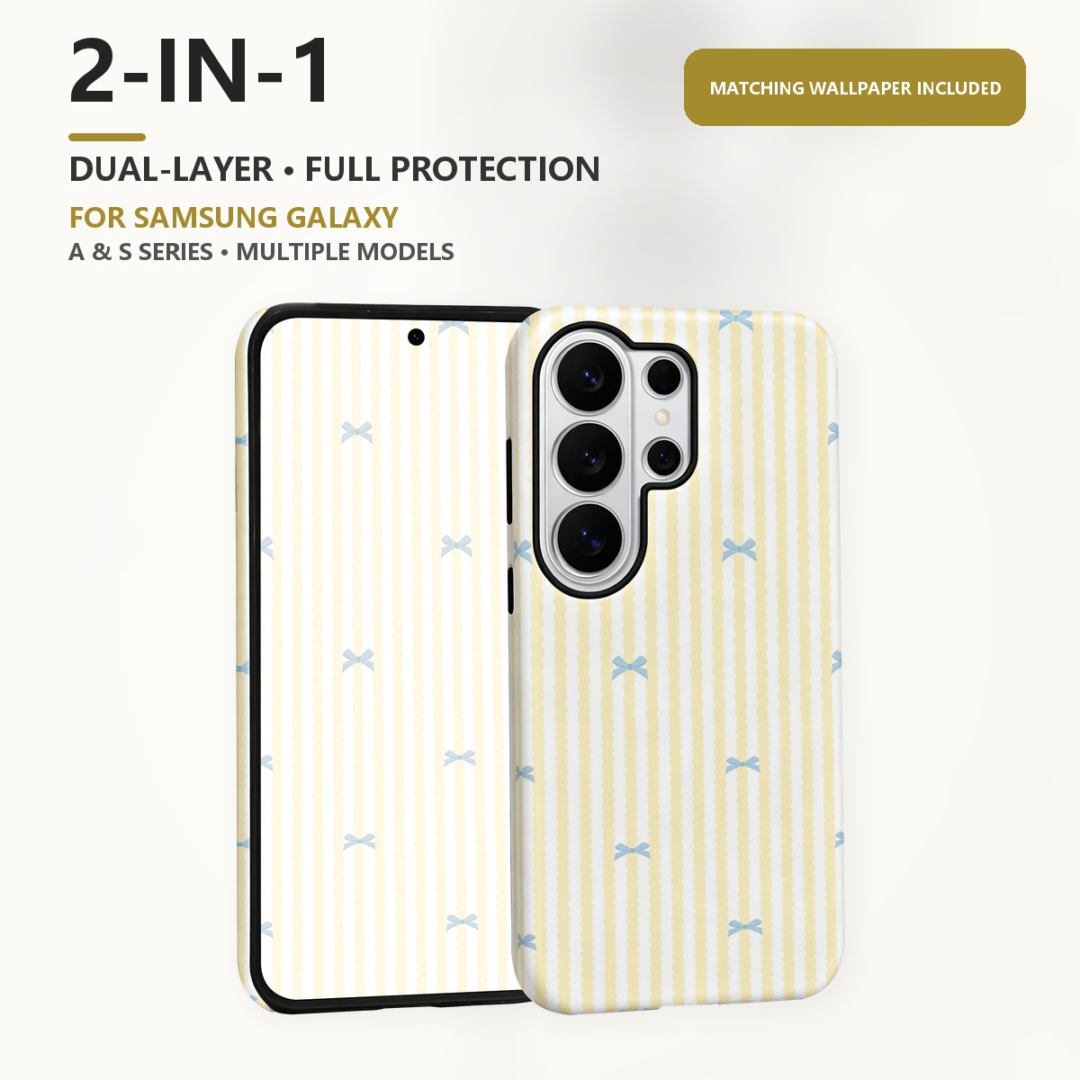 nœud bleu rayures jaunes 2-in- - Samsung Galaxy S24 avis et prix