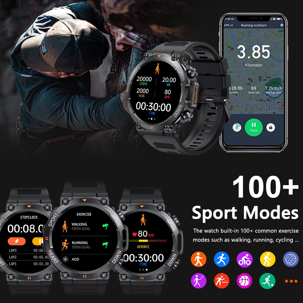 MEVADEN 1.39 pouces HD Bluetoo - Smartwatch Custom avis et prix